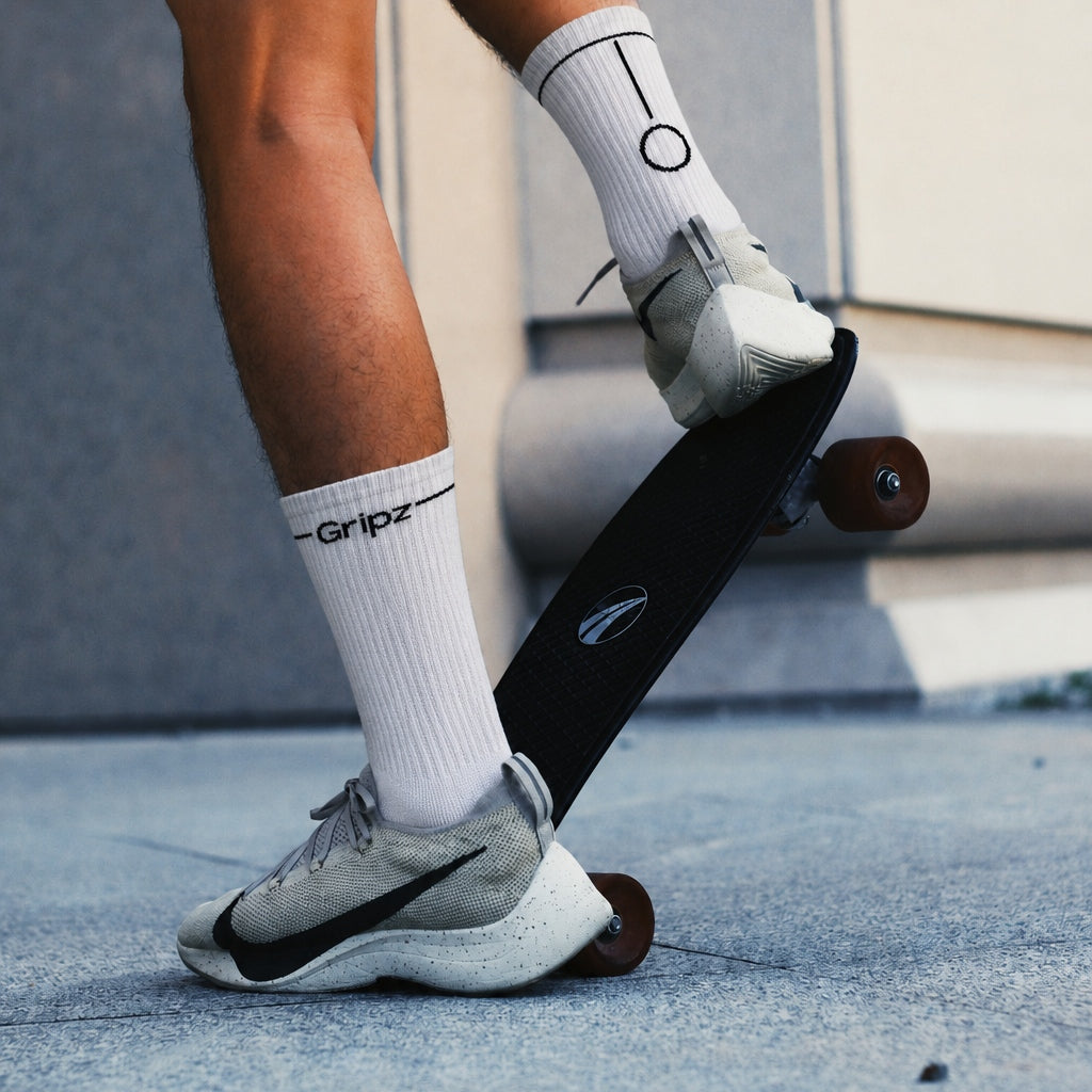 Athletic performance socks for better grip and balance